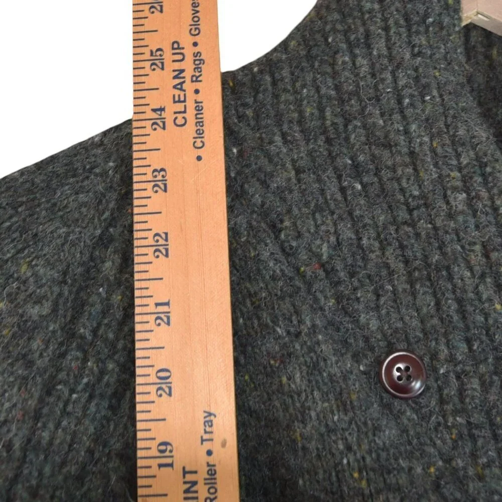 J.Crew Wool Cardigan L Rugged Heritage Style Grandpa Academia Preppy